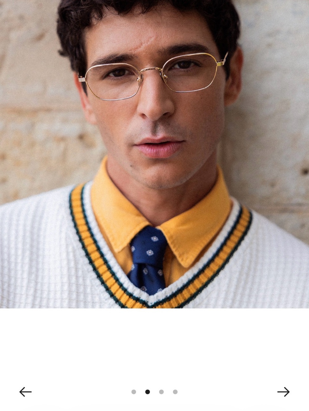 Le Petit Lunetier Dedra Glasses Frames Gold